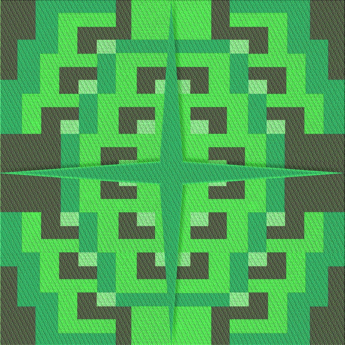 Round Patterned Forest Green Rug, pat274grn