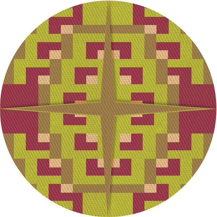 Square Machine Washable Transitional Red Rug in a Living Room, wshpat274org