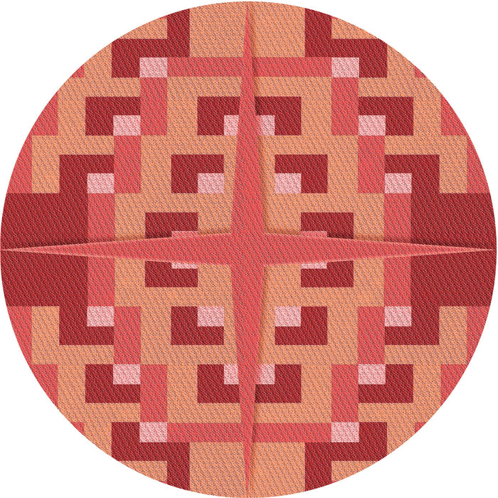 Square Machine Washable Transitional Red Rug in a Living Room, wshpat274rd