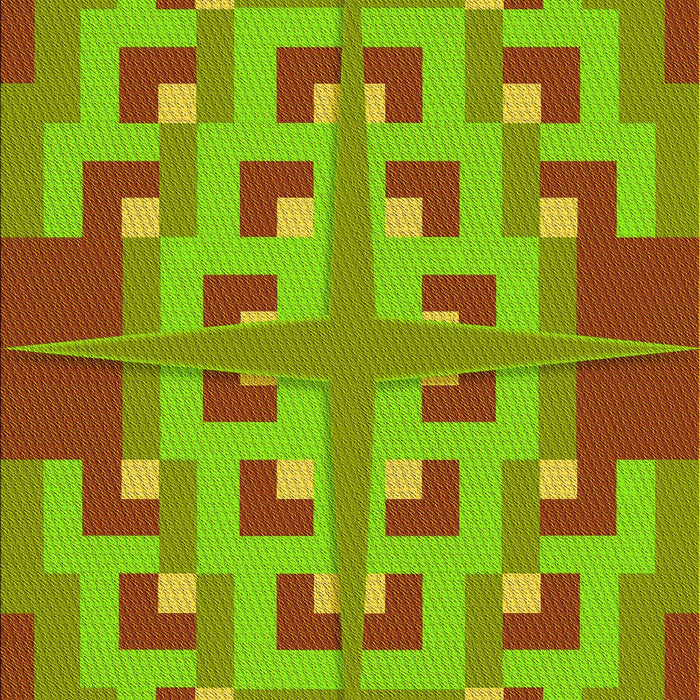 Patterned Dark Bisque Brown Rug, pat274yw