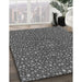 Machine Washable Transitional Gunmetal Gray Rug in a Family Room, wshpat2740gry