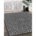 Patterned Gunmetal Gray Rug in Family Room, pat2740gry