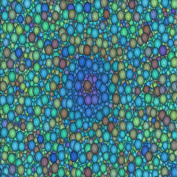 Machine Washable Transitional Blue Rug, wshpat2740lblu