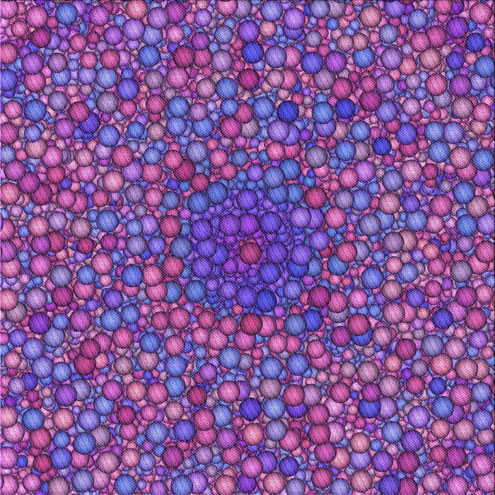 Round Patterned Dark Magenta Purple Rug, pat2740pur