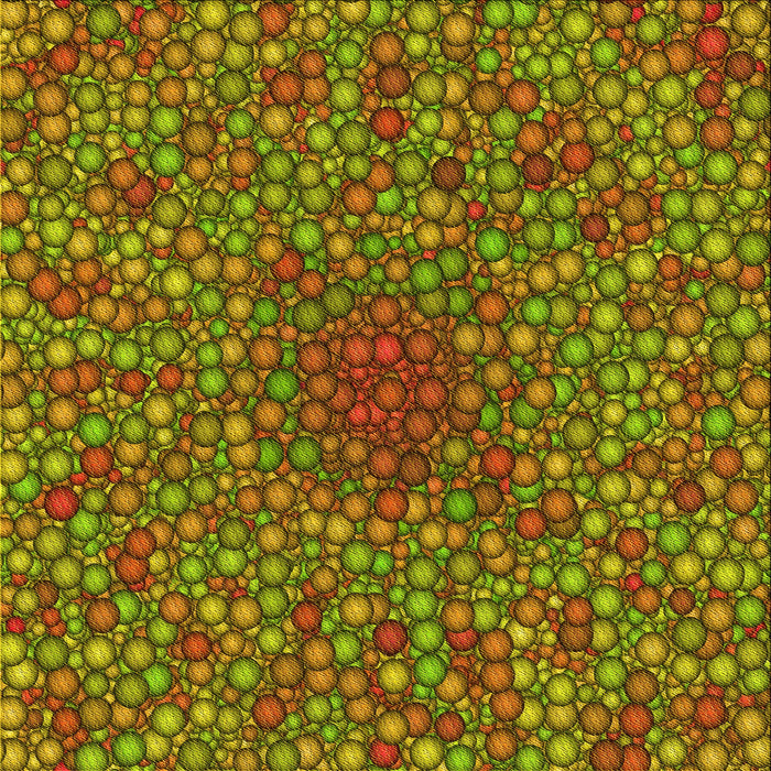 Round Patterned Dark Bronze Brown Rug, pat2740yw