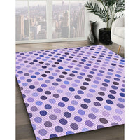 Patterned Purple Rug, pat2741pur