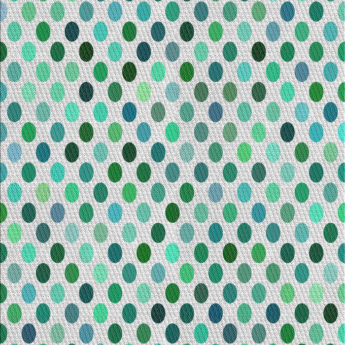Patterned Green Novelty Rug, pat2741