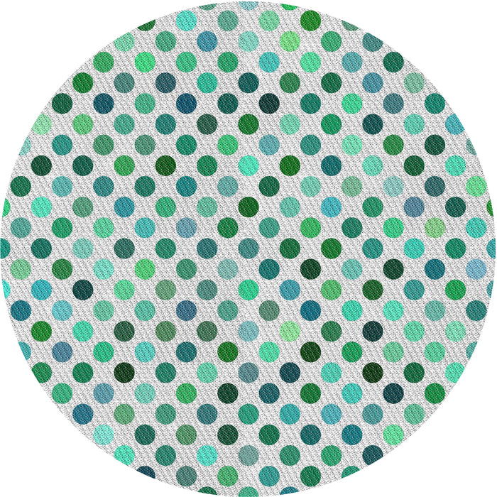 Square Machine Washable Transitional -Sea Green Rug, wshpat2741