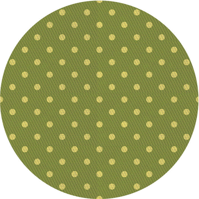 Square Patterned Pistachio Green Rug, pat2742brn