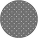 Square Patterned Carbon Gray Rug, pat2742gry