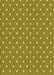 Patterned Dark Yellow Green Rug, pat2742org