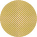 Square Machine Washable Transitional Bold Yellow Rug in a Living Room, wshpat2743brn