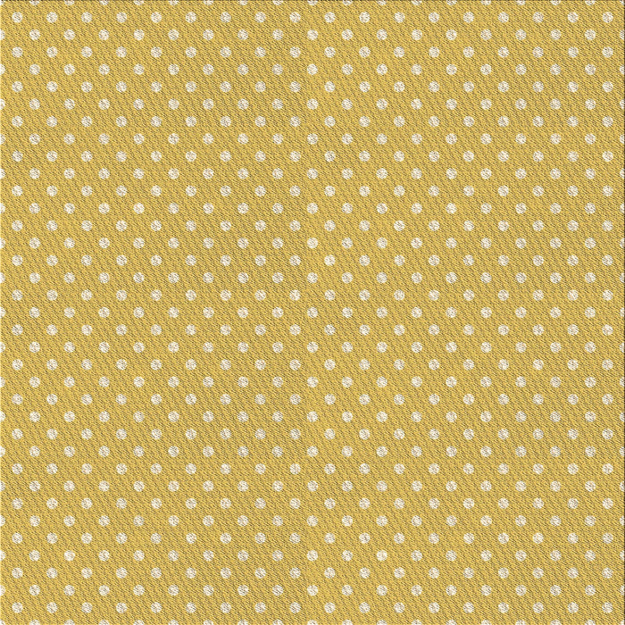 Round Patterned Bold Yellow Rug, pat2743brn
