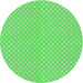 Square Patterned Neon Green Rug, pat2743grn