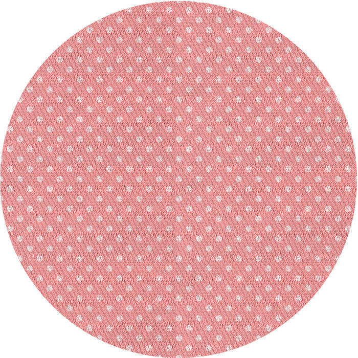 Square Patterned Pastel Pink Rug, pat2743rd