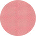 Square Patterned Pastel Pink Rug, pat2743rd