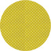 Square Machine Washable Transitional Yellow Rug in a Living Room, wshpat2743yw