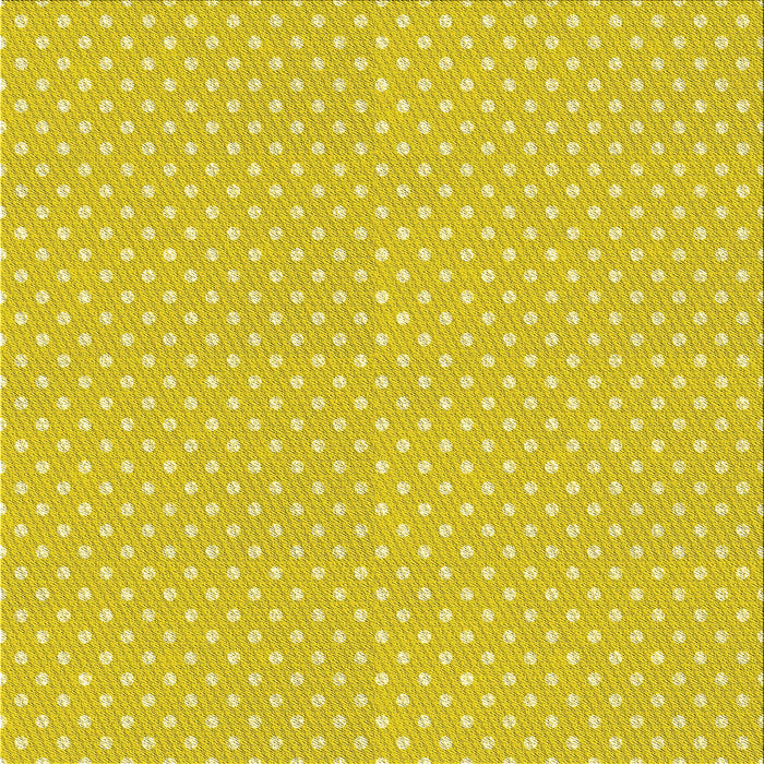 Round Machine Washable Transitional Yellow Rug, wshpat2743yw