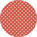 Square Patterned Red Rug, pat2744org