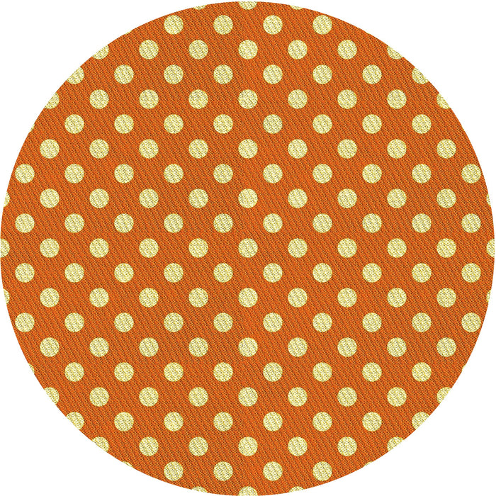 Square Machine Washable Transitional Orange Rug in a Living Room, wshpat2744yw