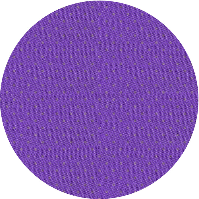Sideview of Patterned Dark Violet Purple Novelty Rug, pat2745