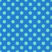 Round Patterned Neon Blue Rug, pat2746lblu