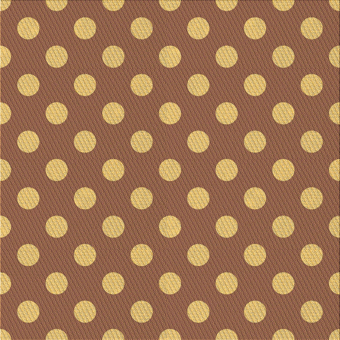 Round Patterned Mahogany Brown Rug, pat2746org