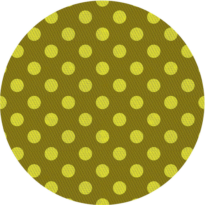 Square Machine Washable Transitional Dark Yellow Green Rug in a Living Room, wshpat2746yw