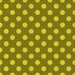 Round Patterned Dark Yellow Green Rug, pat2746yw