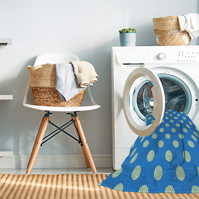 Machine Washable Transitional Blue Rug in a Washing Machine, wshpat2746