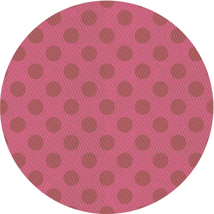 Square Patterned Red Rug, pat2747brn