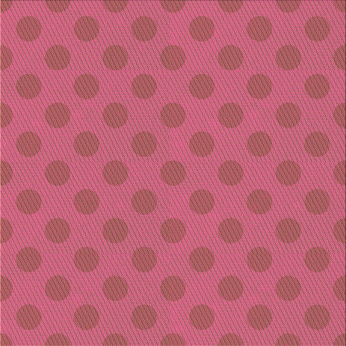 Round Patterned Red Rug, pat2747brn