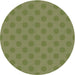 Square Machine Washable Transitional Yellow Green Rug in a Living Room, wshpat2747grn