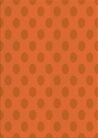 Machine Washable Transitional Neon Orange Rug, wshpat2747yw