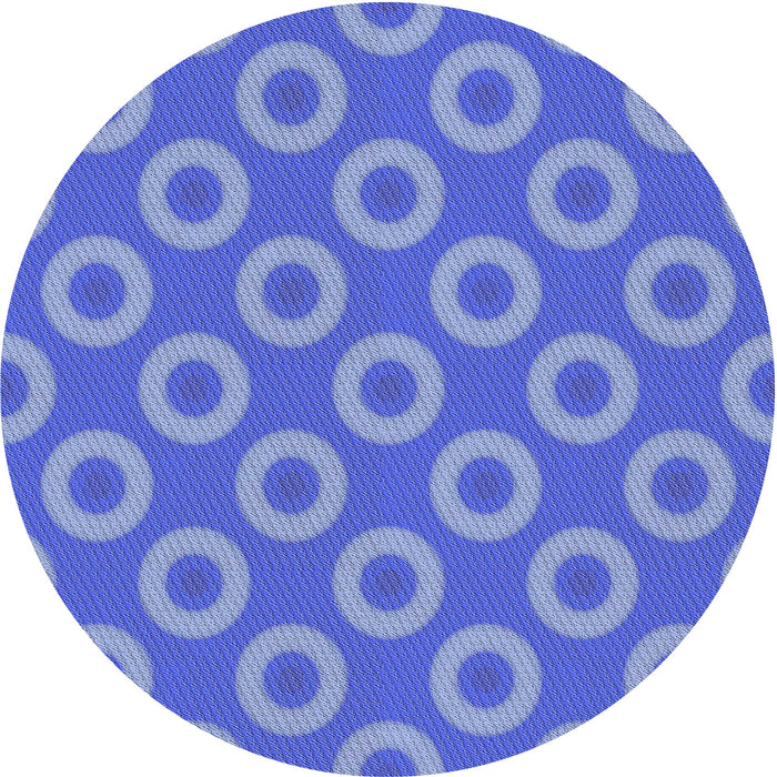 Square Patterned Sky Blue Rug, pat2748blu
