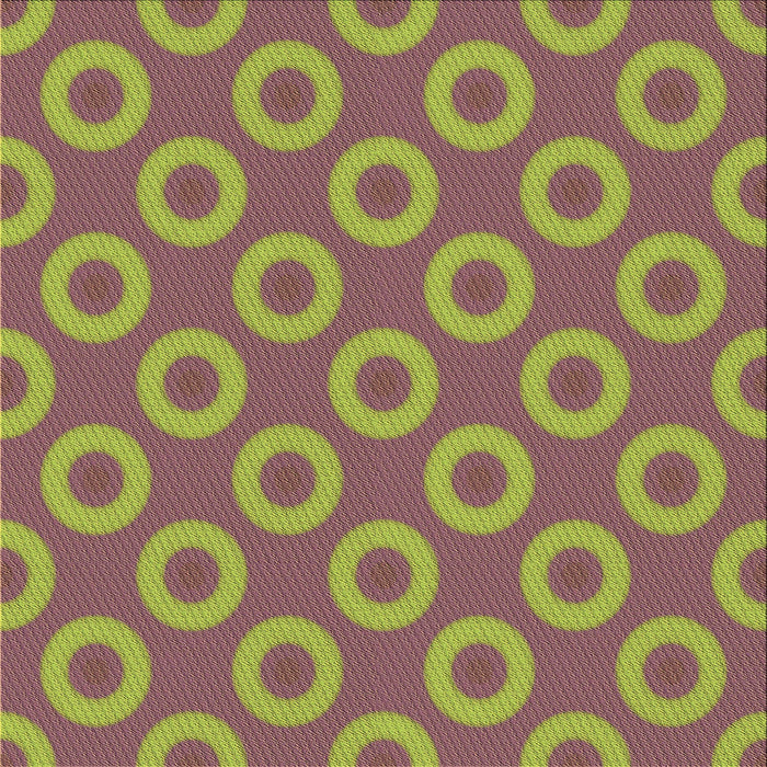 Round Patterned Green Rug, pat2748brn