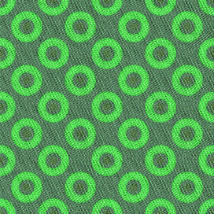 Round Machine Washable Transitional Pine Green Rug, wshpat2748grn