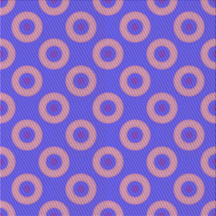 Round Patterned Orchid Purple Rug, pat2748pur