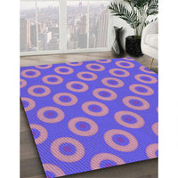 Patterned Orchid Purple Rug, pat2748pur