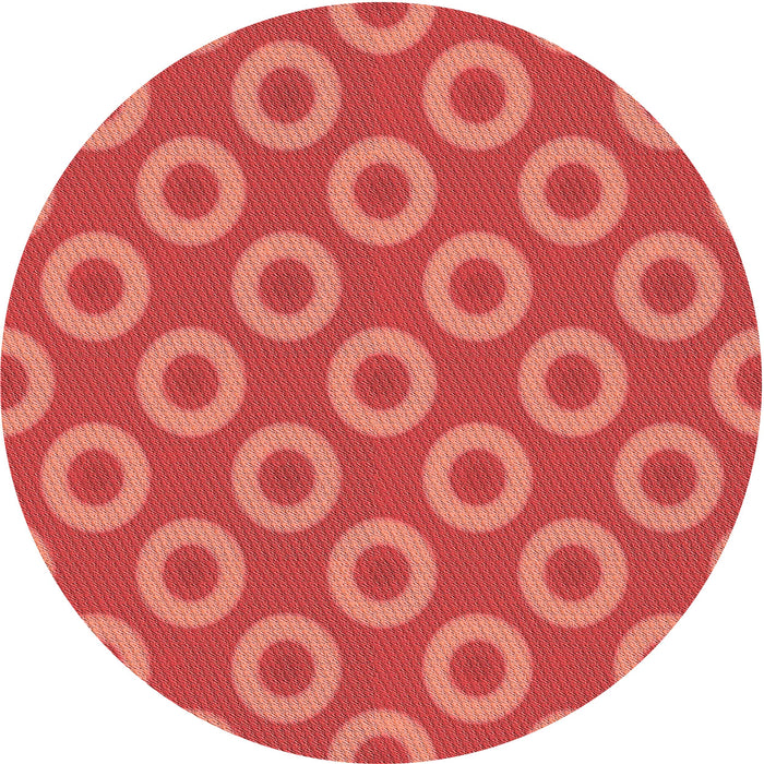 Square Machine Washable Transitional Red Rug in a Living Room, wshpat2748rd