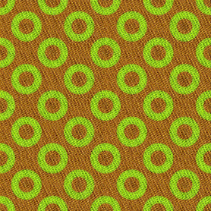 Round Patterned Pistachio Green Rug, pat2748yw