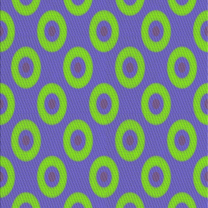 Patterned Green Novelty Rug, pat2748