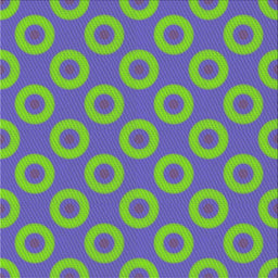 Sideview of Machine Washable Transitional Fuchsia Magenta Green Rug, wshpat2748