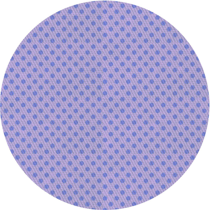 Square Patterned Medium Slate Blue Rug, pat2749blu