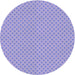 Square Patterned Medium Slate Blue Rug, pat2749blu