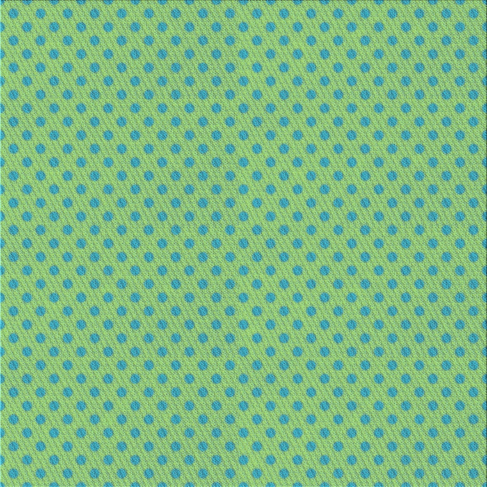 Round Patterned Medium Sea Green Rug, pat2749lblu