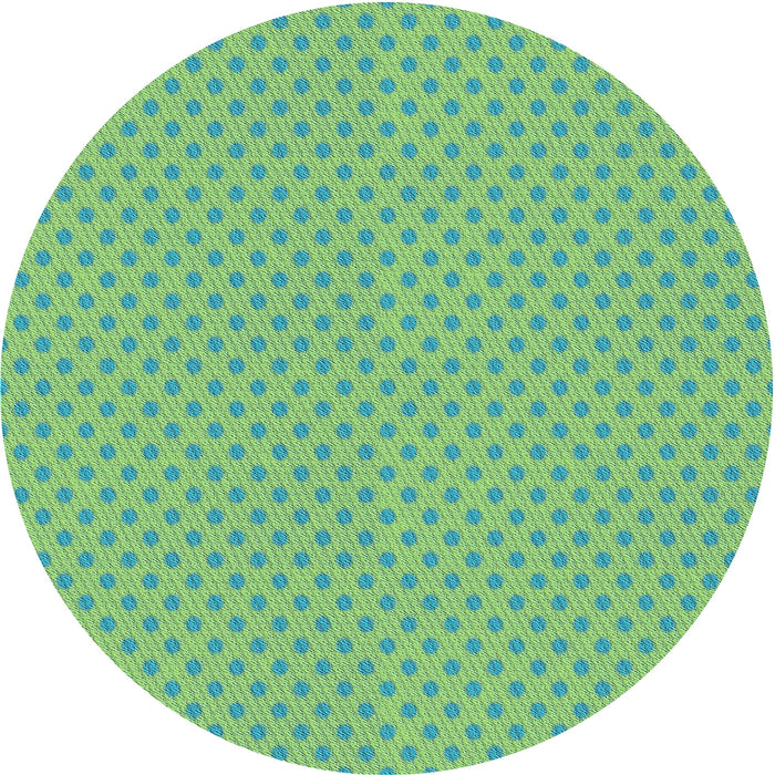 Square Patterned Medium Sea Green Rug, pat2749lblu
