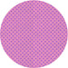Square Patterned Violet Purple Rug, pat2749pur