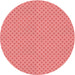 Square Patterned Fire Red Rug, pat2749rd