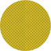 Square Patterned Orange Gold Rug, pat2749yw